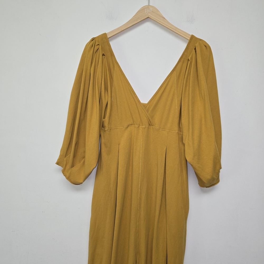 Free People Intimately Lotta Love Jumpsuit Romper Size XL Pockets Gold NWT - Picture 5 of 14